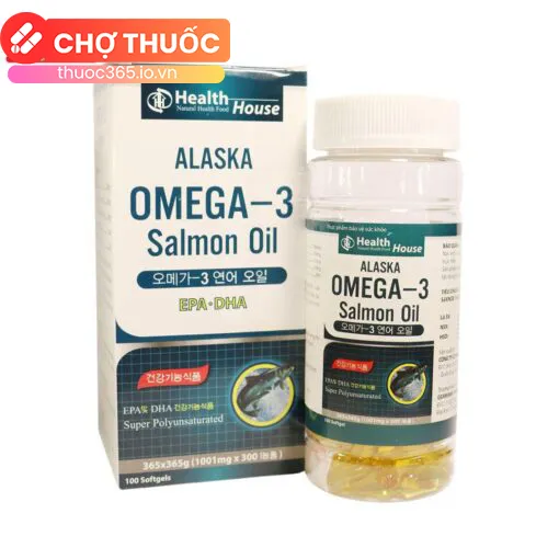 Alaska Omega-3 Salmon Oil Health House