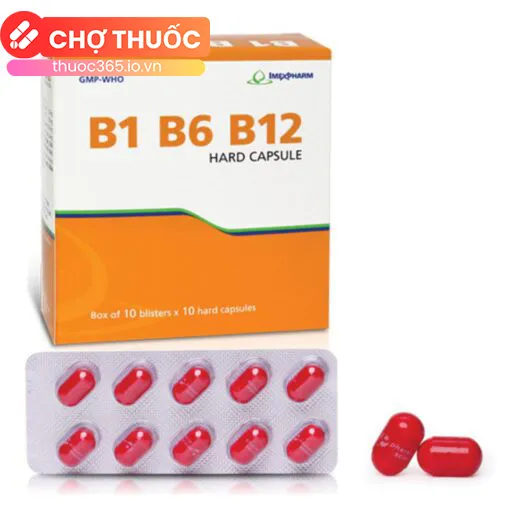 B1 B6 B12 Imexpharm (Viên nang)
