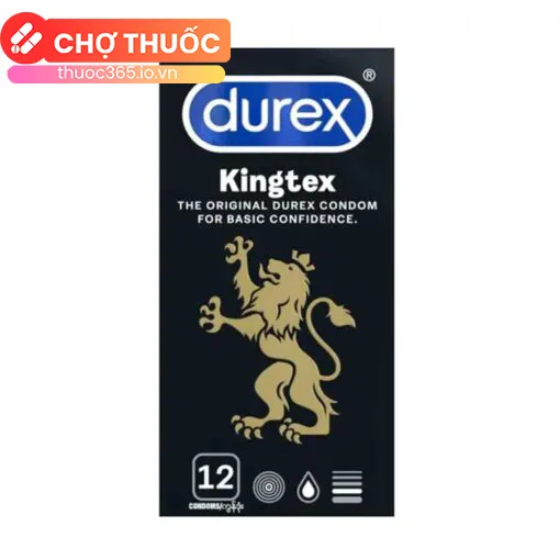 Bao Cao Su Durex Kingtex (Hộp 12 cái)