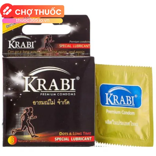 Bao cao su Krabi Dots & Long Time