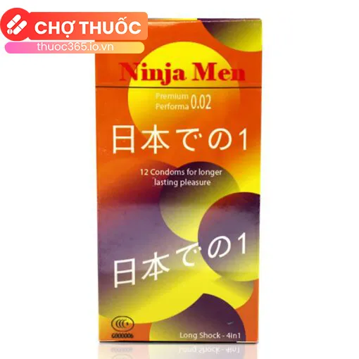 Bao cao su Ninja Men (12 chiếc)