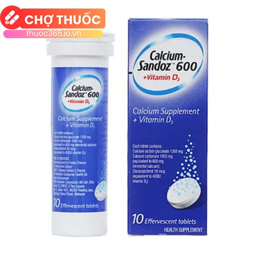 Calcium Sandoz 600 + Vitamin D3