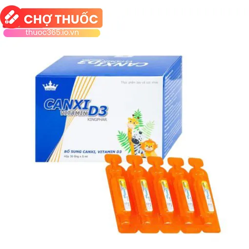 Canxi Vitamin D3 KingPhar