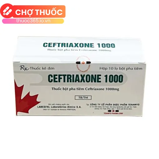Ceftriaxone 1000 Tenamyd
