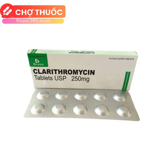 Clarithromycin 250mg Brawn
