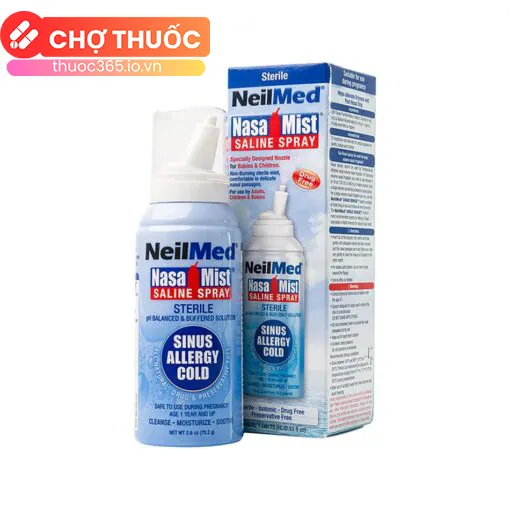 Dung dịch xịt mũi NeilMed NasaMist Saline Spray