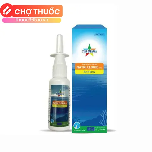 Dung dịch xịt vệ sinh mũi NATRI CLORID 0.9% Nasal Spray Star