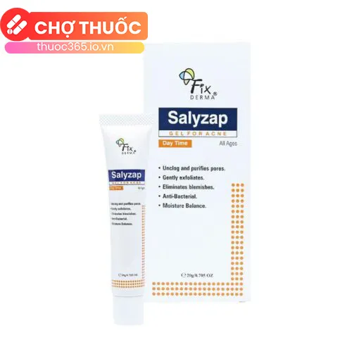 Gel Trị Mụn Fixderma Salyzap Gel For Acne ( Ban Ngày) (20g)