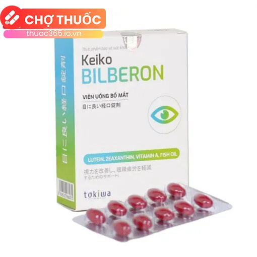 Keiko Bilberon Viên Uống Bổ Mắt (dạng vỉ)