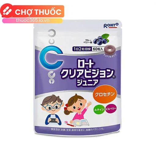 Kẹo ngậm bổ mắt Rohto Clear Vision Junior