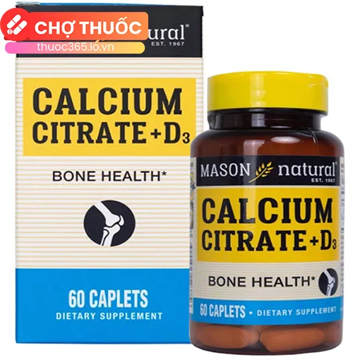 Mason Natural Calcium Citrate + D3